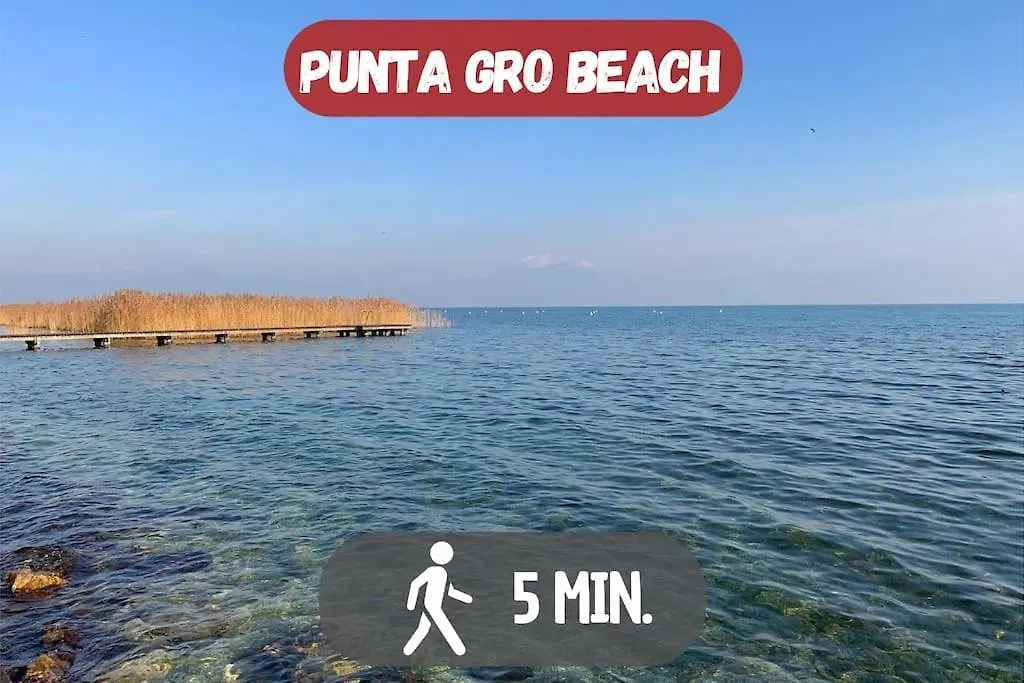 5' From Punta Gro Beach With Free Swimming Pool Sirmione 0*,